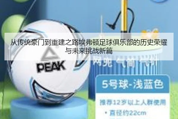 从传统豪门到重建之路埃弗顿足球俱乐部的历史荣耀与未来挑战新篇